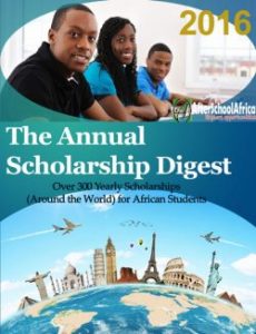 Annual scholarship digest