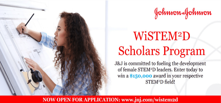 Johnson & Johnson WiSTEM2D Scholars Program 2022 for Young Women in STEM Research
