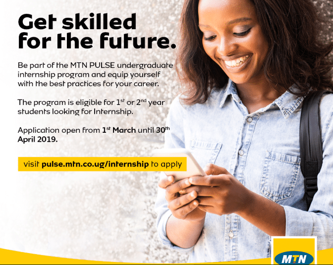 MTN PULSE Uganda Internships 2023 for Undergraduate Students