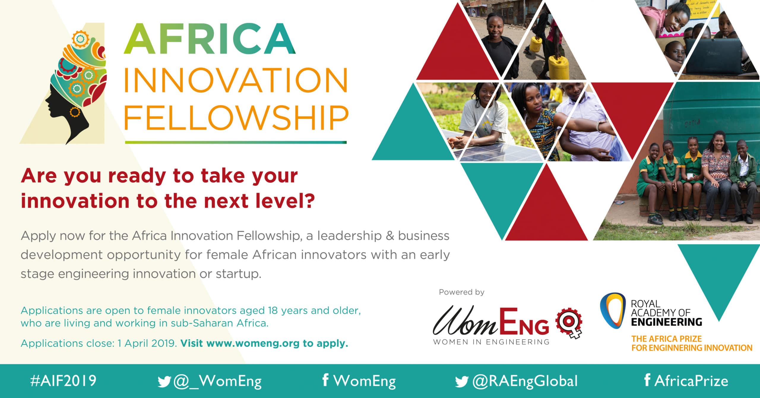 WomEng Africa Innovation Fellowship 2022 for Female African Innovators (Fully-funded)
