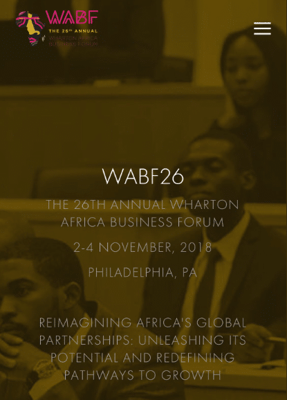 Wharton Africa Business Forum 2021 Competition for African Entrepreneurs ($10,000 grand prize)