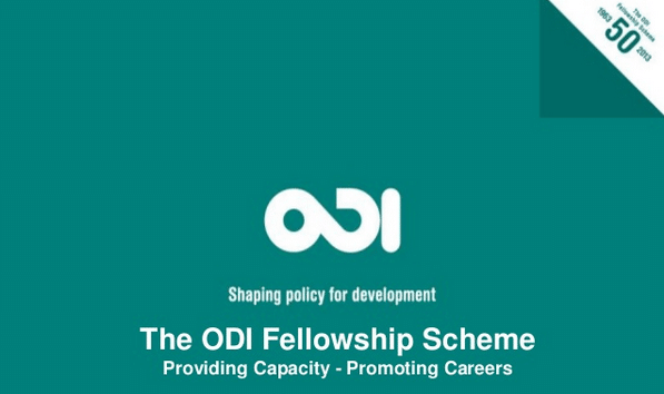 Overseas Development Institute (ODI) Fellowship Scheme 2022/2024 for Motivated Economists to work in Public Sector (GBP 21,000 annual allowance)