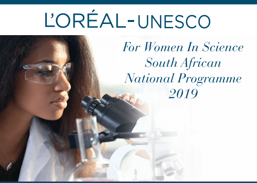 L’Oréal-UNESCO For Women in Science South African National programme 2022 for Young Women Scientists