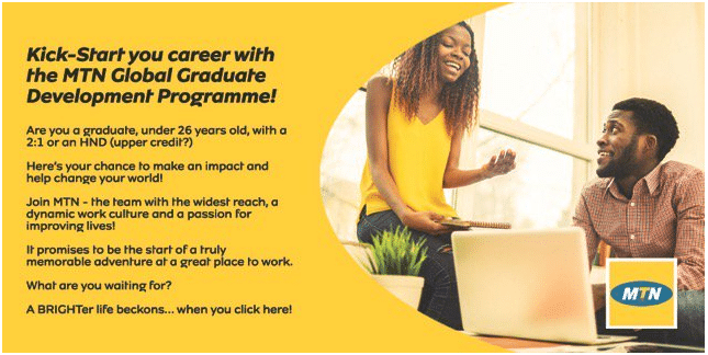 MTN Global Graduate Programme 2022 for Young African Graduates