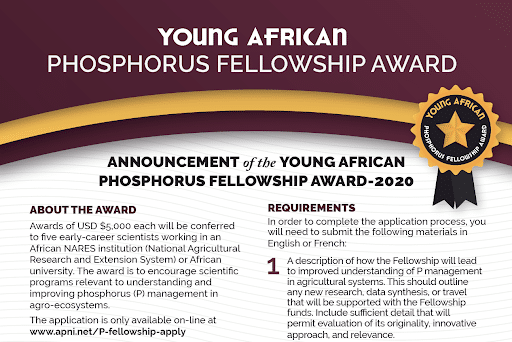 Young African Phosphorus Fellowship Award Program 2022 for African Researchers