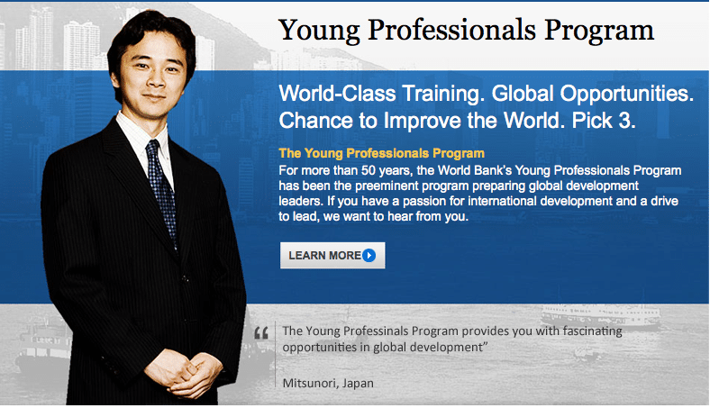 World Bank/MIGA/IFC Young Professionals Program 2022 for Young Professionals
