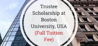 Boston university trustee scholarship