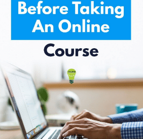 Before Taking an Online Course