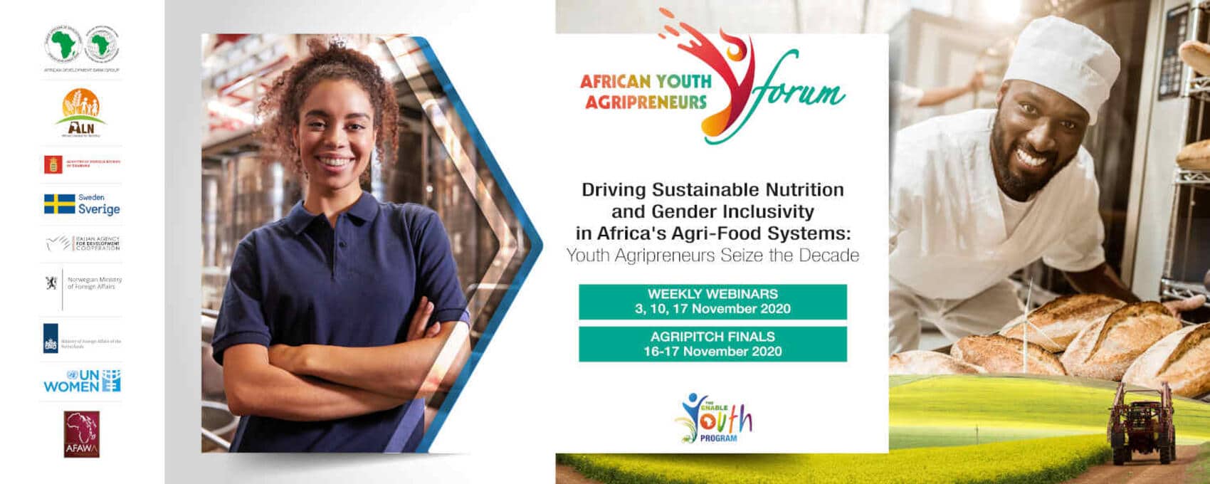 AfDB African Youth Agripreneur Forum (AYAF) and AgriPitch Competition 2022 for African Entrepreneurs