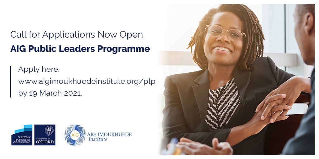 AIG Public Leaders Programme 2023 for African Public Sector Executives