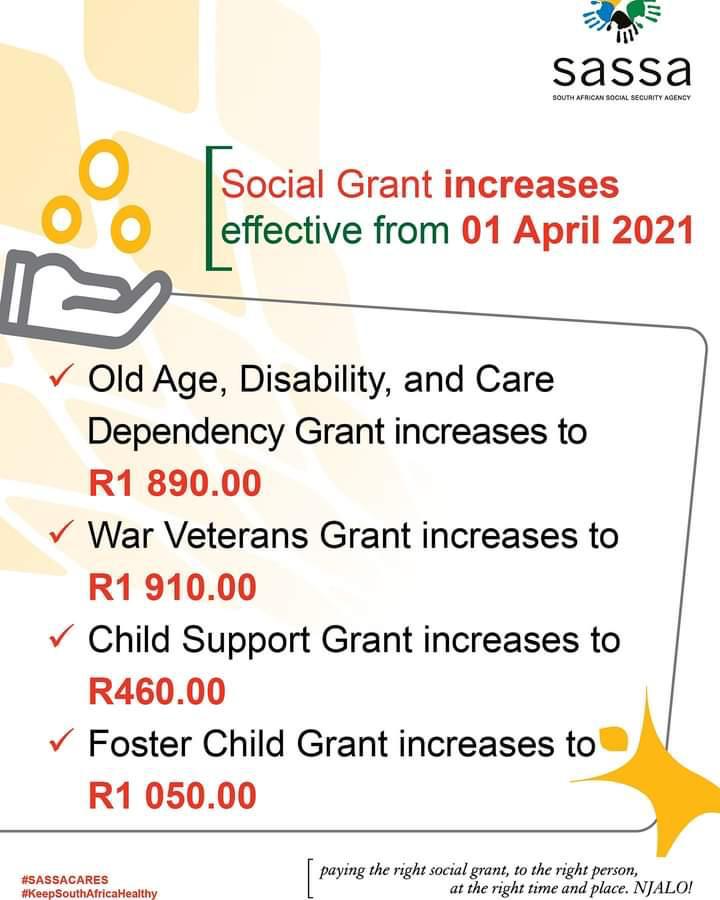 South African Social Security Agency (SASSA) Disability Grant 2021
