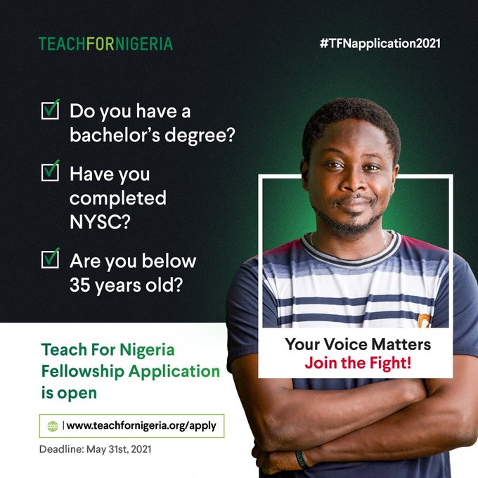 Teach for Nigeria Fellowship 2022 for University Graduates and Young Professionals
