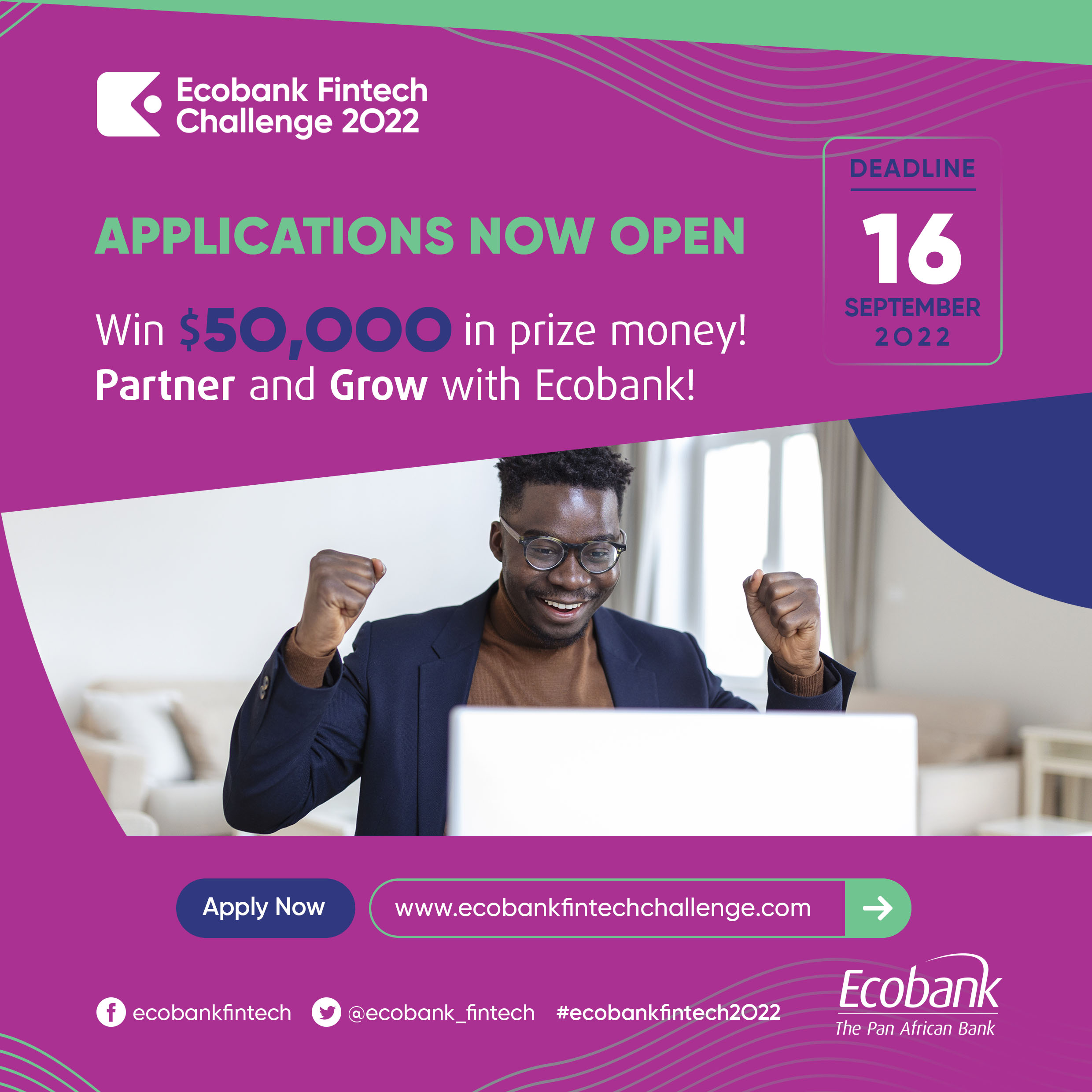 DEADLINE EXTENDED: EcoBank Fintech Challenge 2023 for Programmers and Developers in Africa