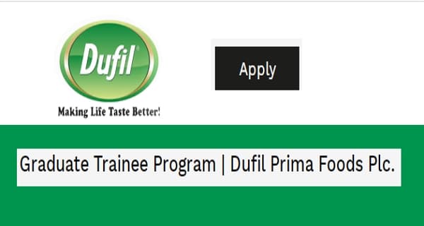 Dufil Prima Foods Plc Graduate Process Engineering Trainee 2021 Program for Nigerians