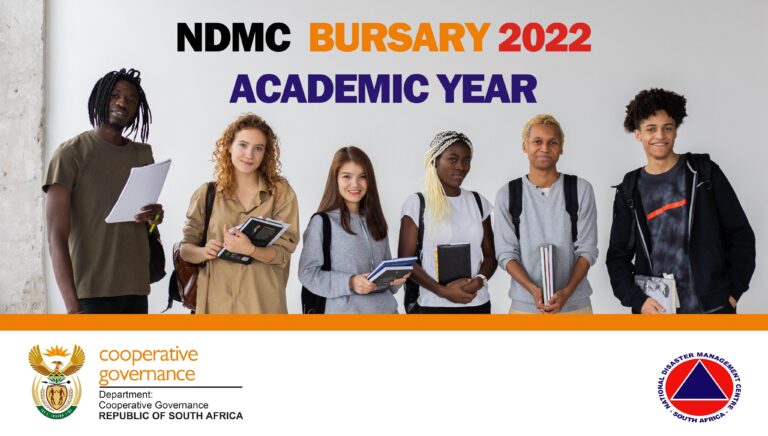 National Disaster Management Centre (NDMC) Bursary 2022 for South Africans (R350 000.00 per annum)