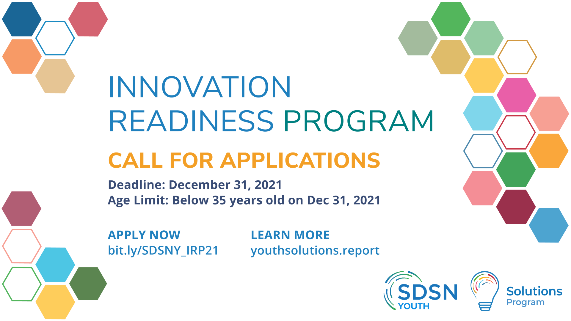 UN SDSN Innovation Readiness Program 2022 for Young Leaders