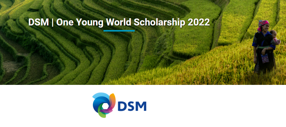 DSM One Young World Scholarship 2022 for Young Leaders
