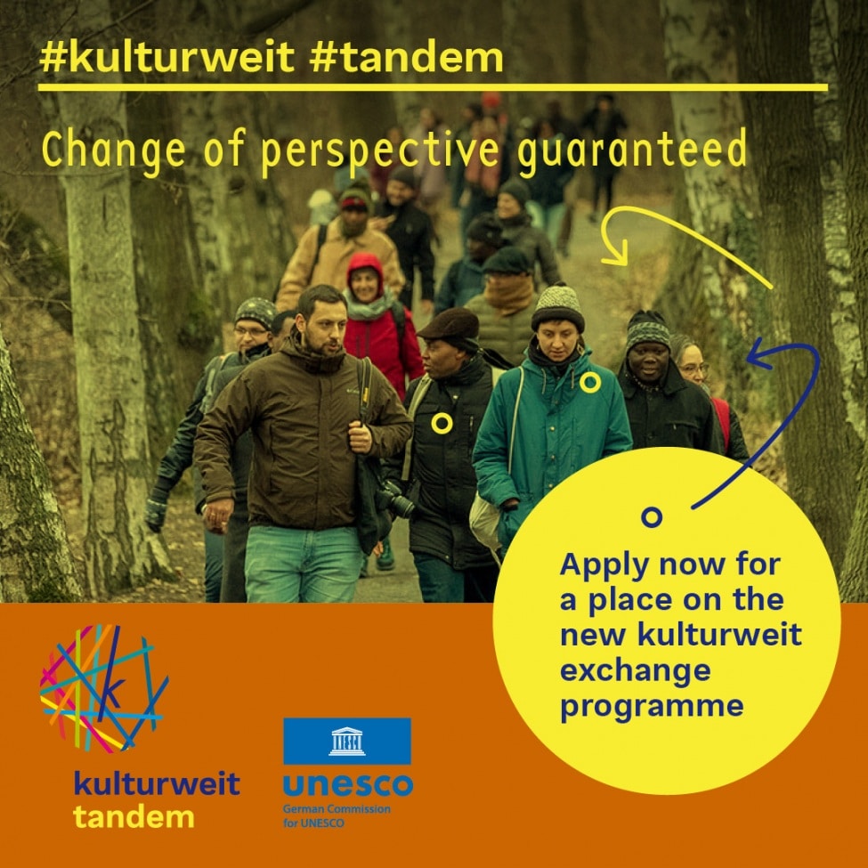 UNESCO Kulturweit Tandem Exchange Program 2022 for Africa & Germany