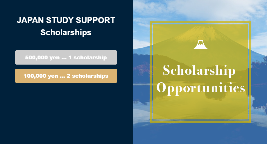 Japan Study Support Scholarships 2023 for International Students