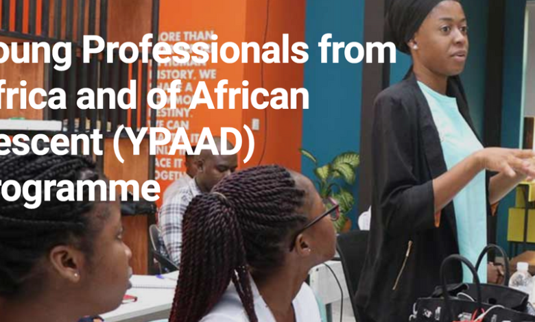 United Nations Population Fund (UNFPA) Young Professionals from Africa & of African Descent programme 2022