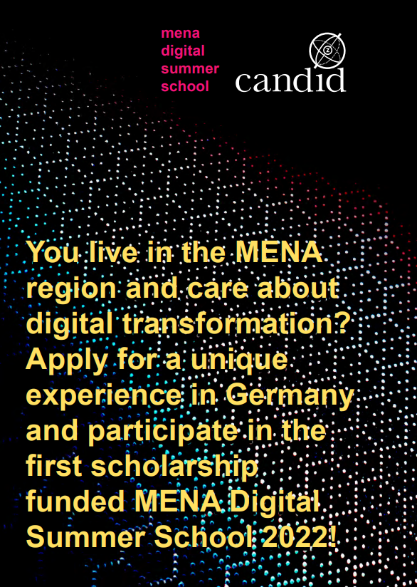 ​MENA Digital Summer School 2022 for Students in Middle East & North Africa