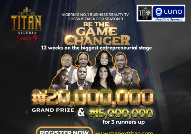The NEXT TITAN Africa Season 1 for African Entrepreneurs ($USD 100000 Grand Prize)