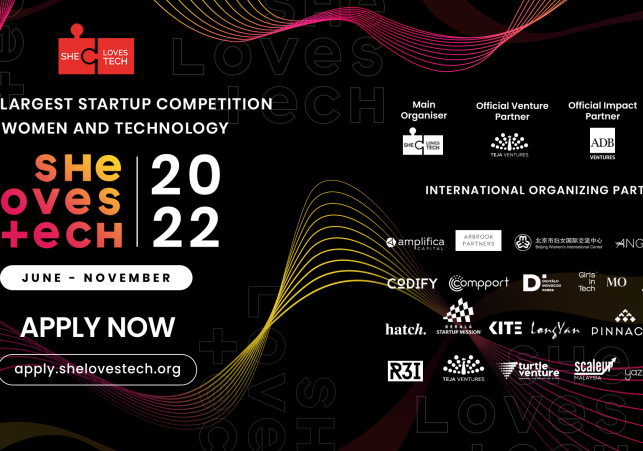 She Loves Tech Global Startup Competition 2022 for early-stage women-led and women-impact startups - Vimarsana News