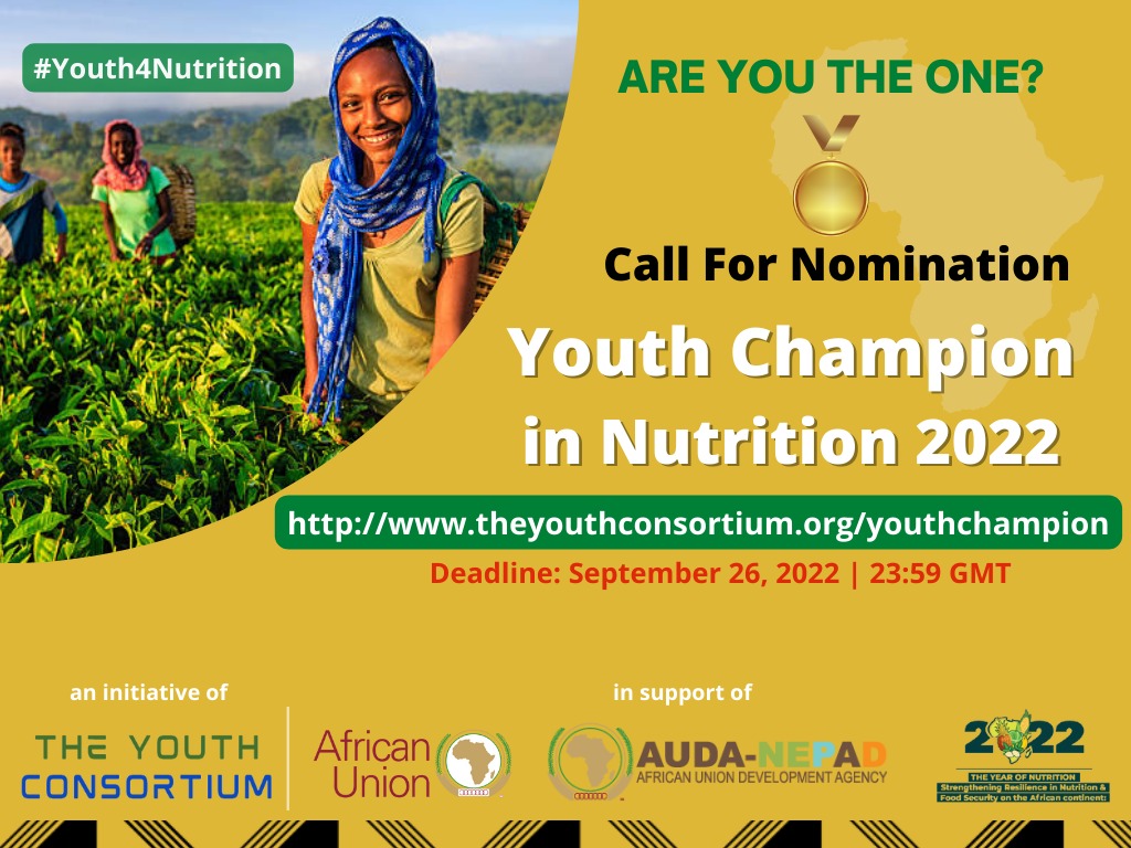 African Union Youth Champion in Nutrition 2022 for African Young Leaders