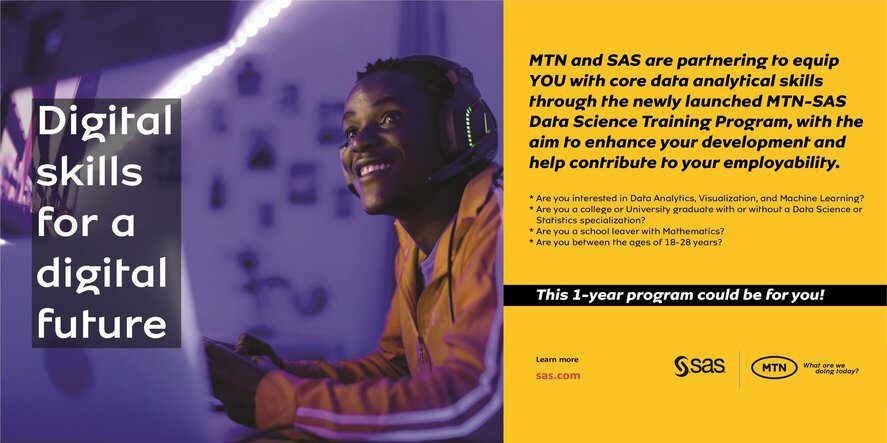 MTN-SAS Data Science Training Program 2022 for young Rwandans