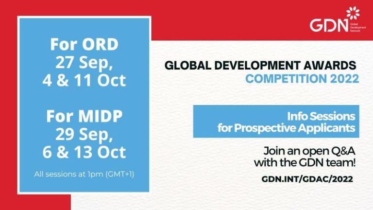 Apply for 2024 Research Grants for Developing Countries