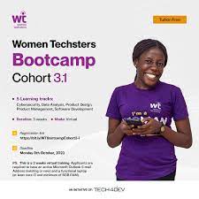 Women Techsters Cohort 3.3 Bootcamp (Learn Product Design, Cybersecurity etc) 2024 for African Tech Women