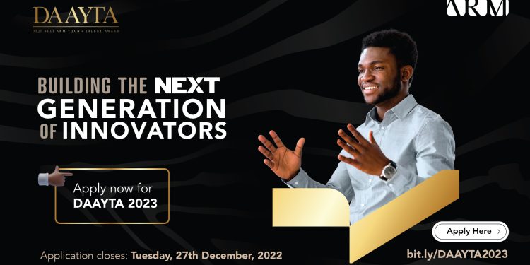 Deji Alli ARM Young Talent Award 2023 for Young Nigerians (₦12,000,000 Award)