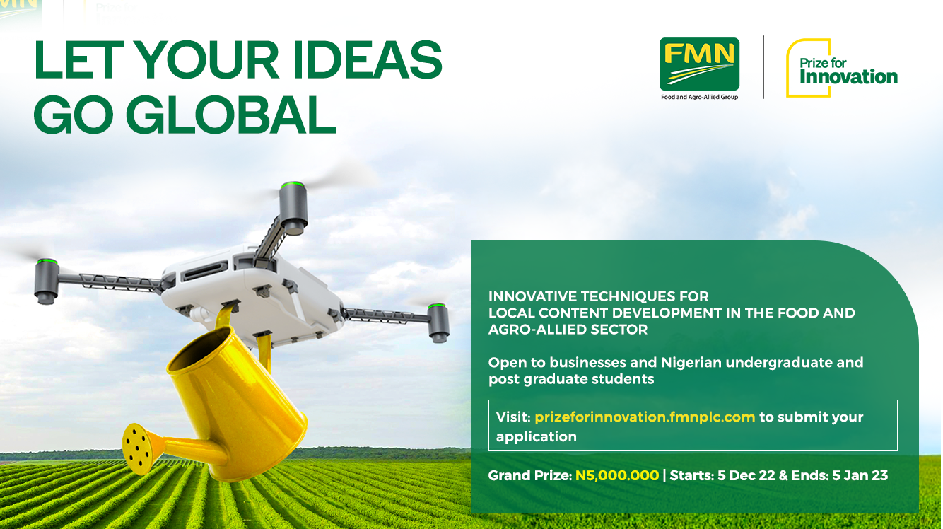 Flour Mills of Nigeria Plc (FMN) Prize for Innovation Competition Plc 2023