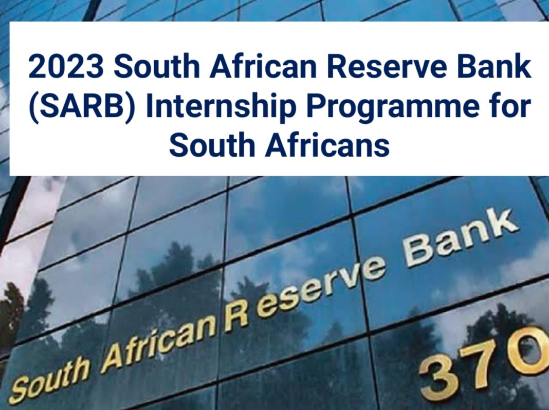South African Reserve Bank (SARB) Graduate Academy 2023 for Graduate South Africans