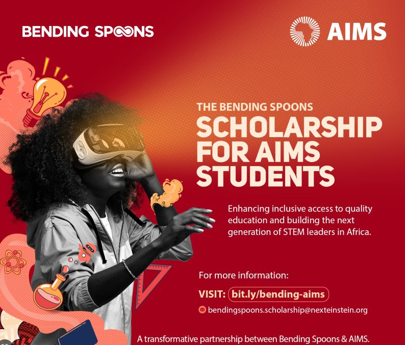 AIMS Bending Spoon Scholarship 2023 for AIMS Students