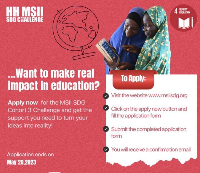 His Highness Muhammad Sanusi II SDG Challenge (Cohort 3) 2023 for African Teachers