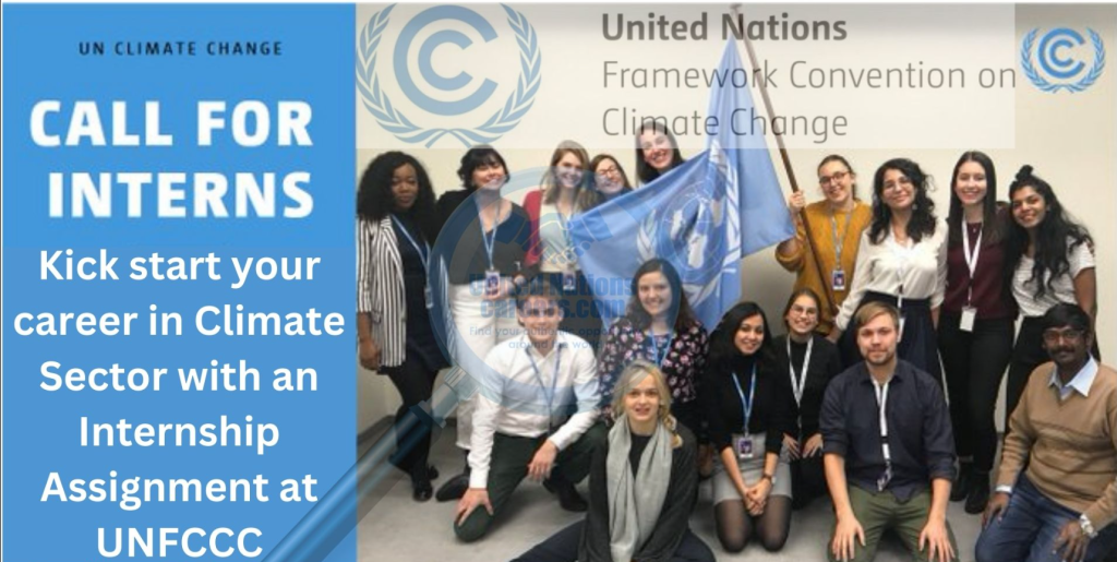 UNFCCC Remote Internship Programme 2023 for Young Leaders