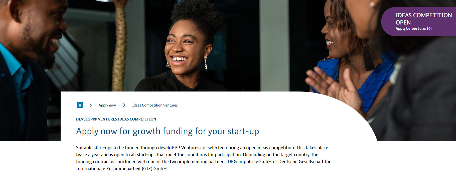 develoPPP Ventures Ideas Competition 2023 for African Startups
