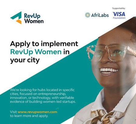 AfriLabs/Visa RevUp Women Initiative 2023 – Call for Women-Led Businesses