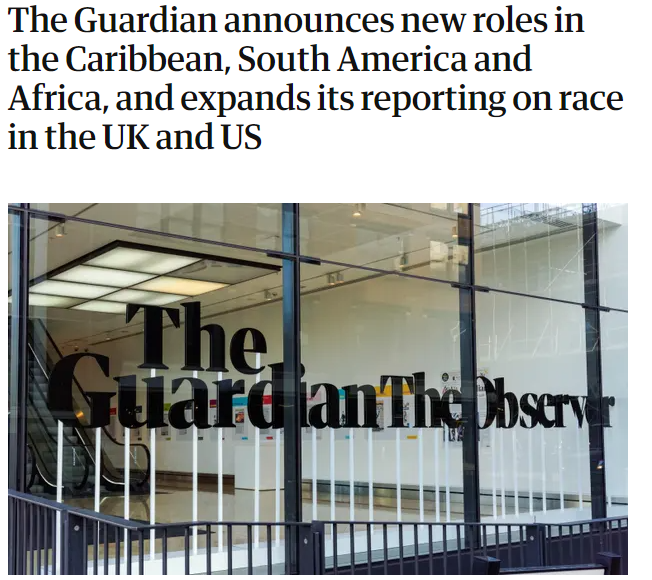 APPLY: UK Guardian announces new roles in the Caribbean, South America & Africa 2024
