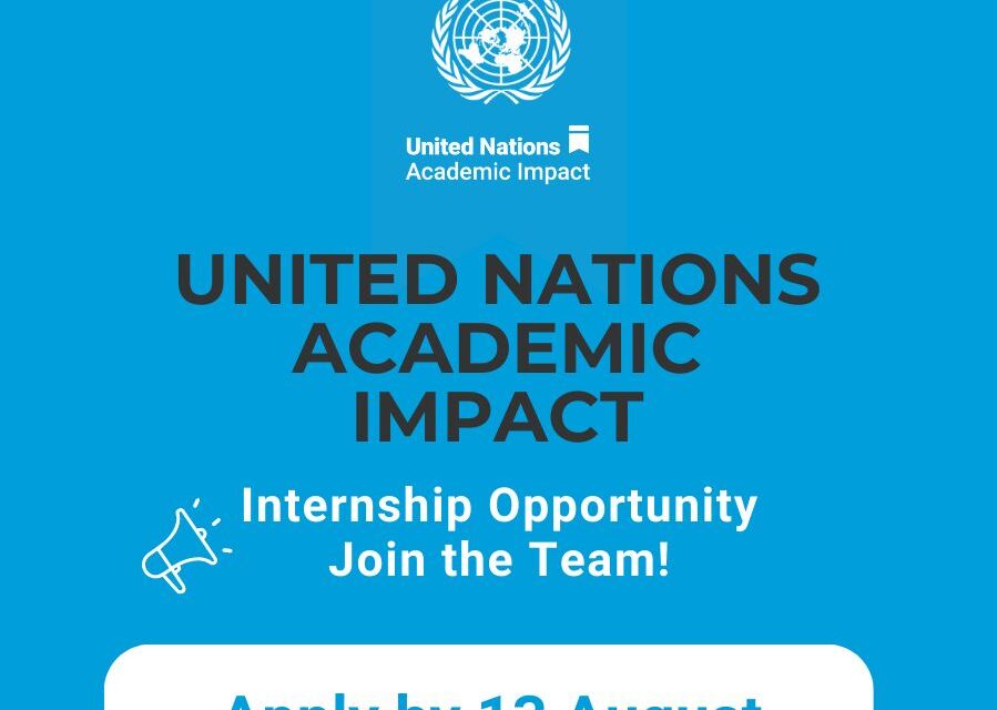 Join United Nations Academic Impact Internship Opportunity 2024