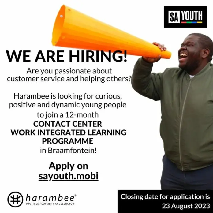 Harambee Youth Employment Accelerator Work Integrated Learning Programme 2023 for Young South Africans