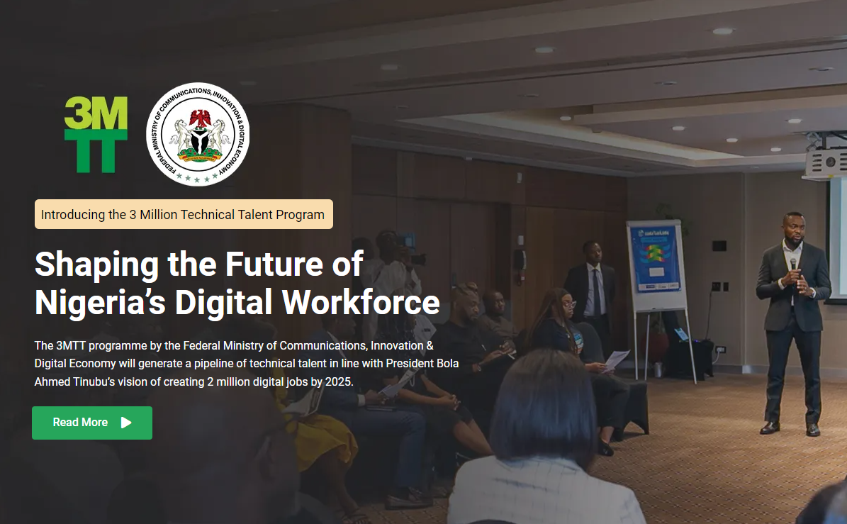 Apply now: 3 Million Technical Talent Program 2024 for Young Nigerians