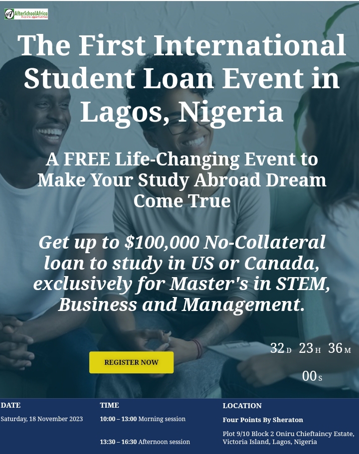 Fund Your Dream: Introducing the First International Student Loan Seminar in Lagos.