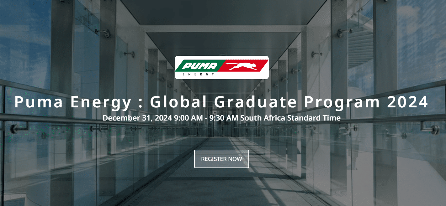 Puma Energy Africa Graduate Programme 2024 for Graduate Africans