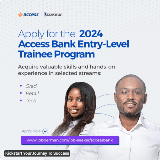 Access Bank Entry-Level Trainee Program (ELTP) 2024 for Graduate Nigerians