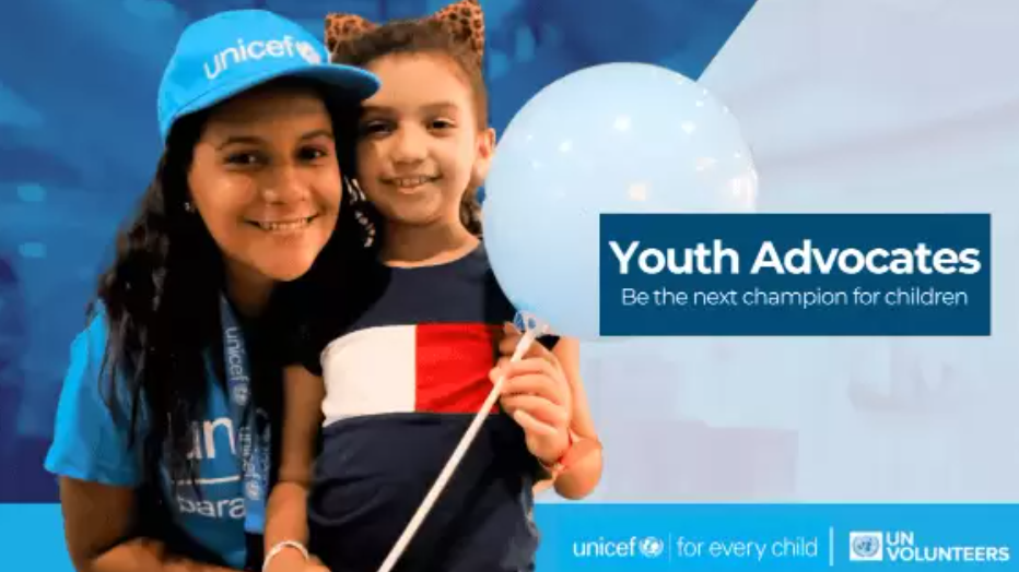 UNICEF Youth Advocates Programme 2024: Call for applications (Fully-funded and open to several nationalities)