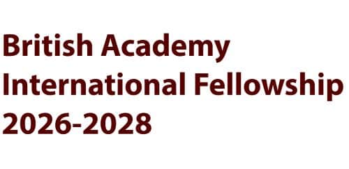 British Academy International Fellowship at the University of Cambridge ...