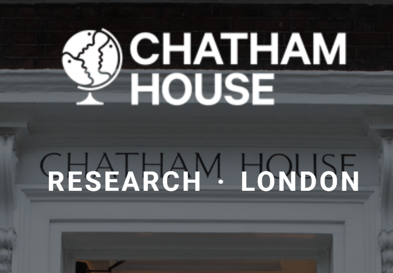 Chatham House Research Associate – Digital Society Programme (£38,000 Permanent Role in London)